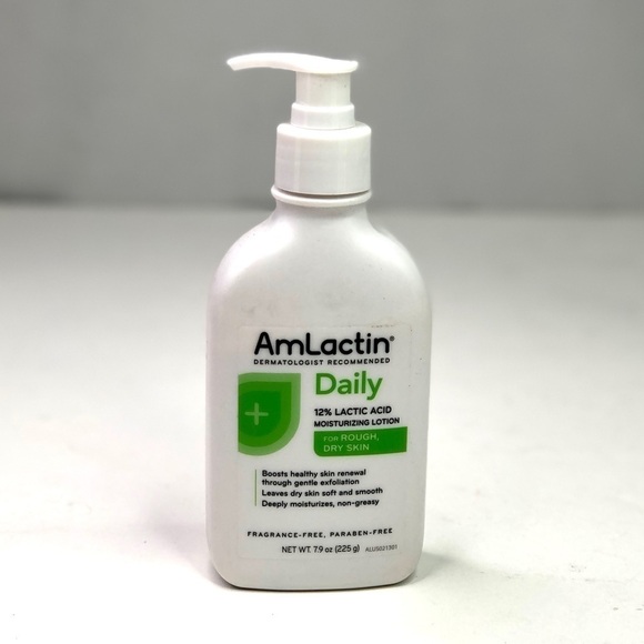 NEW AmLactin Daily 12% lactic acid moisturizing lotion fragrance free exfoliant - Picture 1 of 3